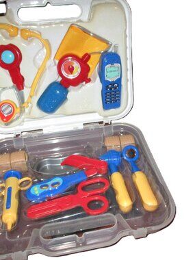 Doctor Set Pretend Fun•N•Learn Educational Game Entire Medical kit Carrier Case